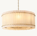 San Marco Alabaster Round Chandelier - thebelacan