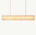 San Marco Alabaster Linear Chandelier 54