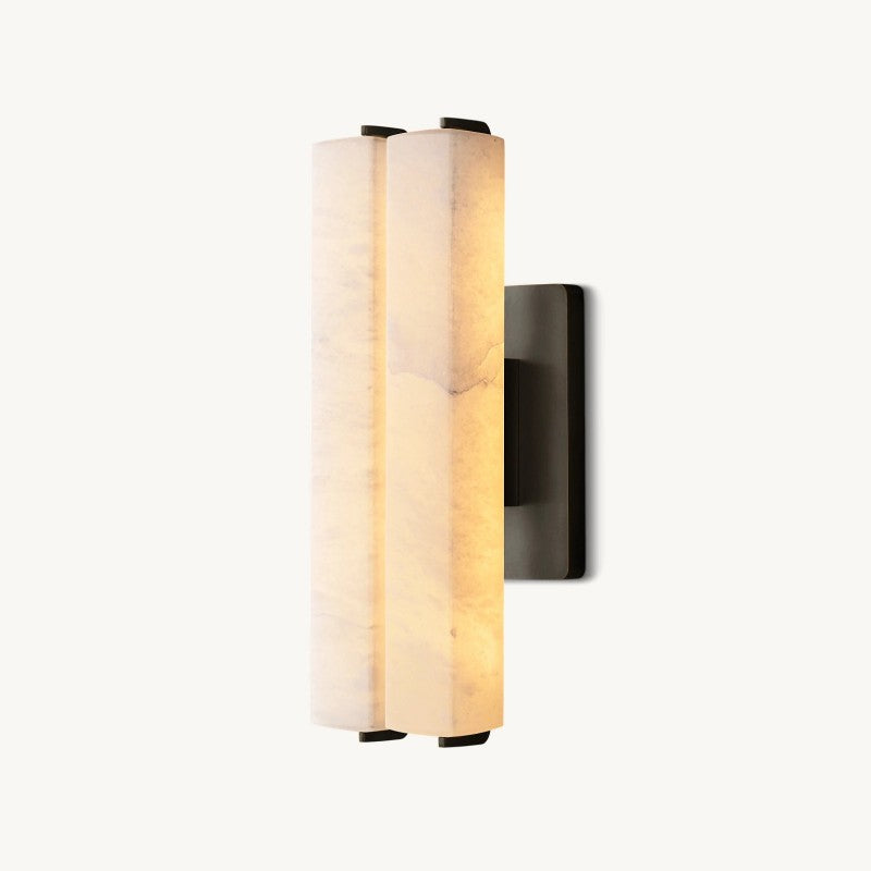Audiobon Alabaster Double Sconce