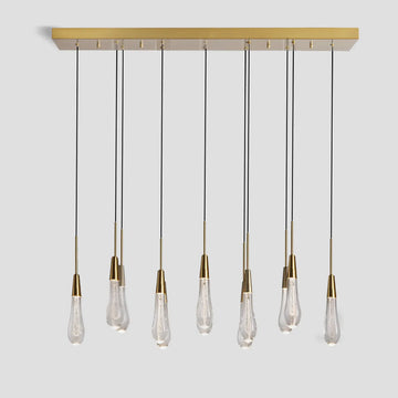 Solitaire Linear Chandelier 37'' 50'' 70'' 87" 120"W